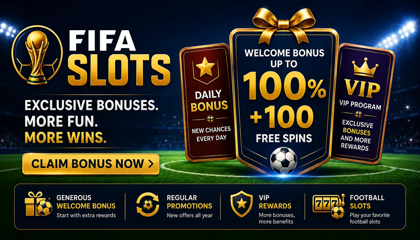 FIFA Slots bonus offers with football slots and casino promotions